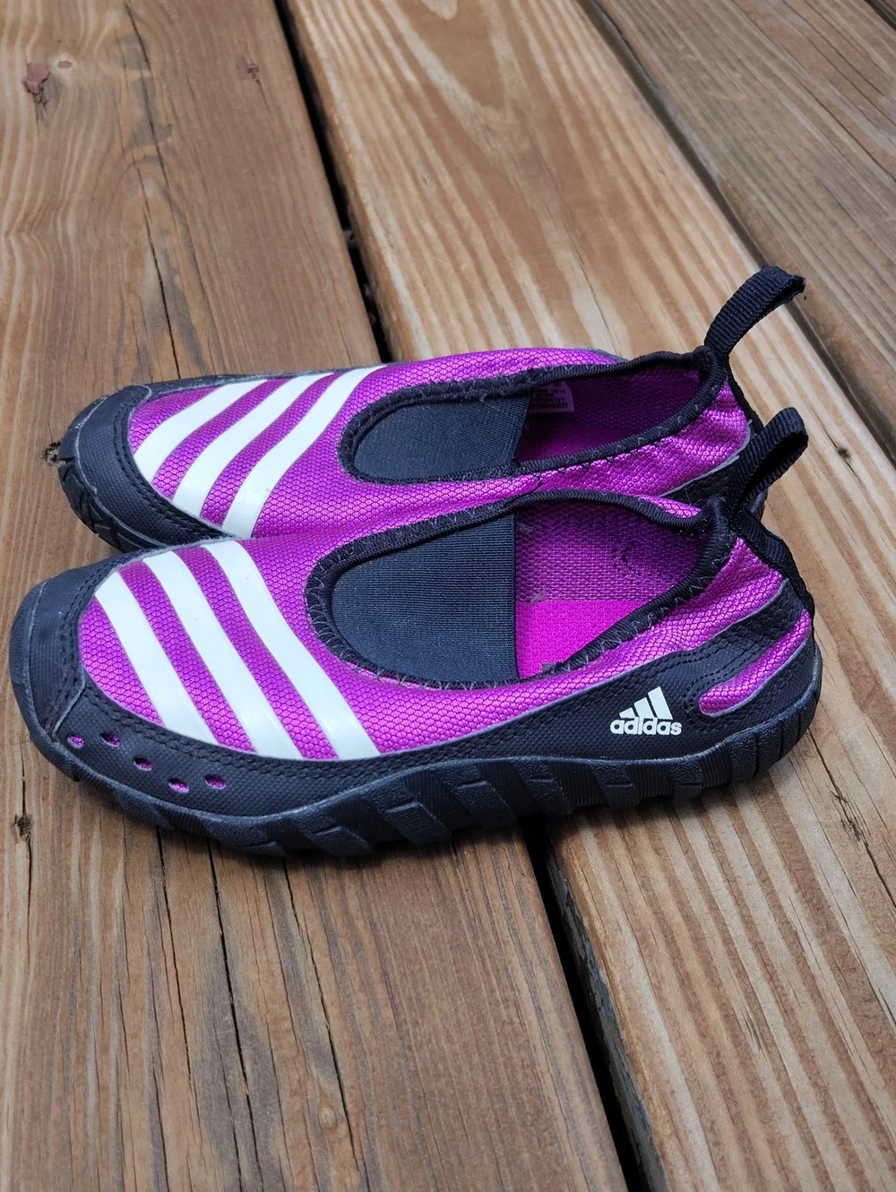 Adidas Magenta Terrex JawPaw K Childrens Slip-On Water Shoes Size 11 Kids
